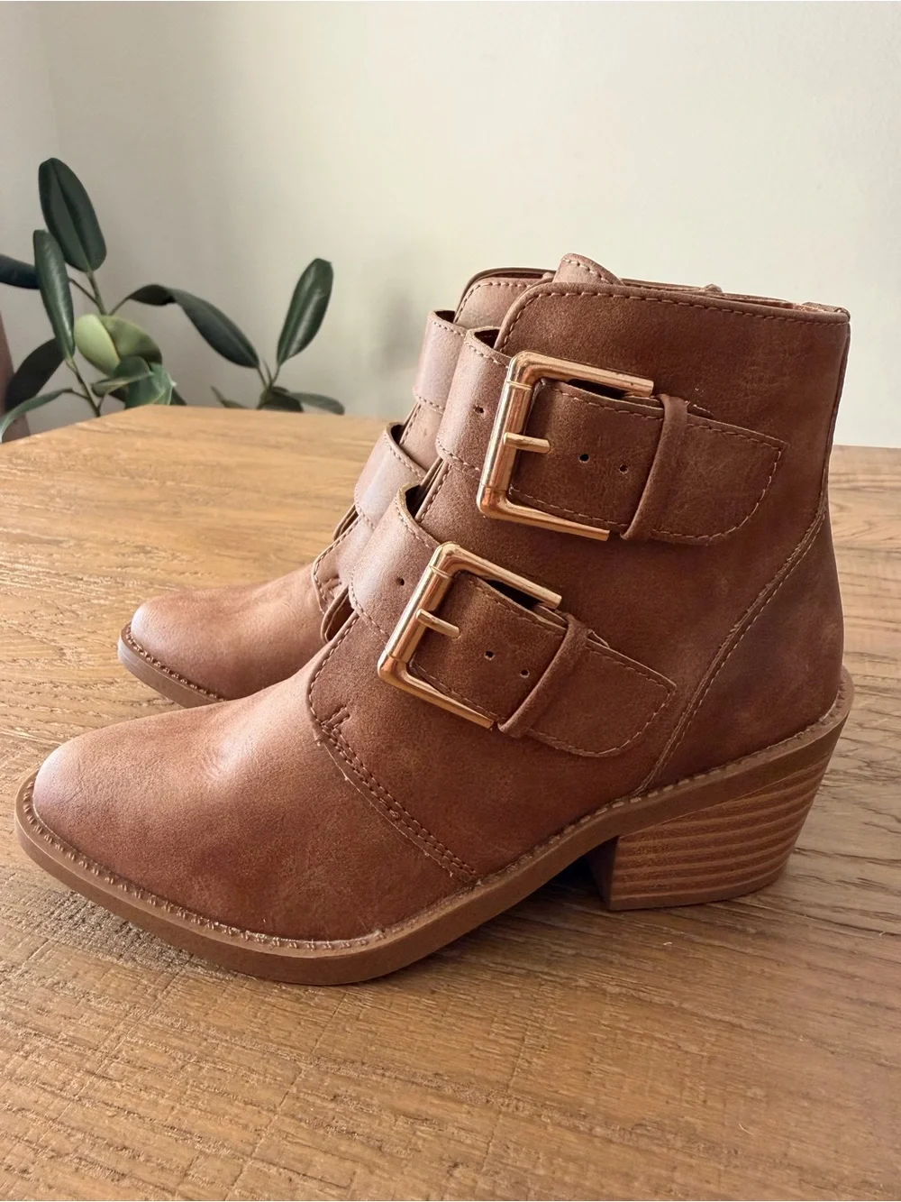 Justice Girl Buckle Boots